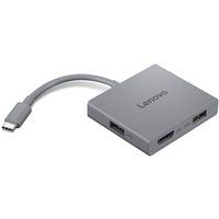 Lenovo 4 in 1 hub Gen 2 - Dockingstation - USB-C - HDMI