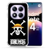 Cokitec Xiaomi Redmi Note 14 Pro 5G Manga One Piece Doodshoofd Versterkte hoes