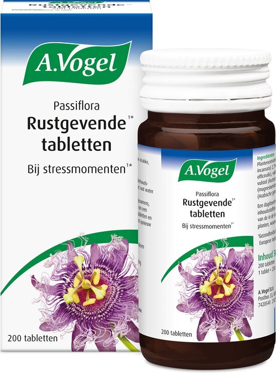 A.Vogel Passiflora Complex Rustgevend Tabletten 200st