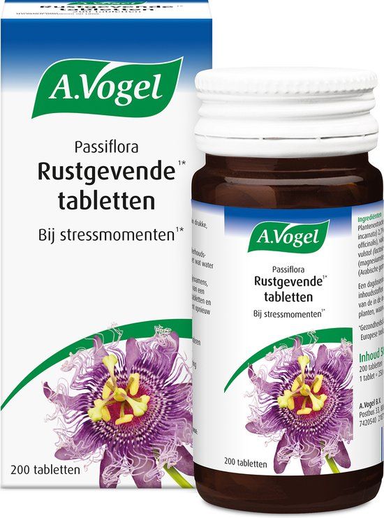 A.Vogel Passiflora Rustgevende tabletten - Passiebloem - 200 stuks