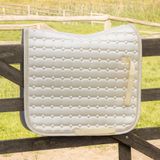 Harry's Horse Zadeldek EQS Ivory Dressuur Cream Polyester