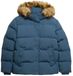 Superdry Everest Classic Puffer Jas Dames Dry Slate Blue