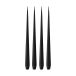 ester & erik Bougie Lot de 4 mat Velvet noir mat 95, 32 cm