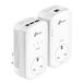 TP-Link TL-PA8033PKIT AV1300 3-Port Gigabit Passthrough 2x2 MIMO Powerline Adapter Starter Kit, No Configuration Required, UK Plug