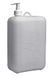 hünersdorff Pompdispenser 2000 ml, ideaal voor zeep of ontsmettingsmiddel, BPA-vrij, temperatuurbestendig, natuurlijke kleur, 810260