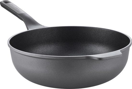 BergHOFF LEO Wok antikleef Stone+ - Ø 30cm - Grijs