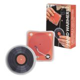 Fisura Handwarmers, originele "platenspeler en vinyl", mini-handwarmers, originele gel, herbruikbaar, outdoor-activiteiten, 2 stuks