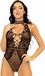 Leg Avenue Net and lace keyhole bodysuit