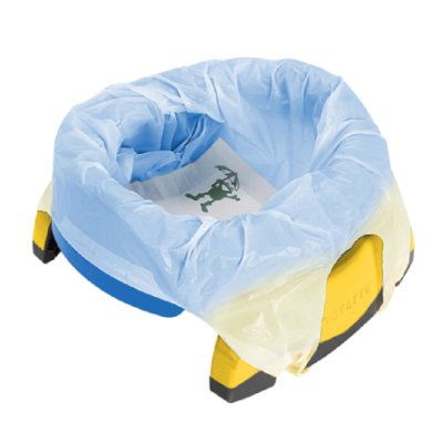 2in1 POTETTE plus Reispotten blauw/geel vanaf de 18e maand - Kleurrijk