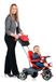 Urban Trike Driewieler pour enfants, Soft Control, rouge, adapté à partir de 10 mois
