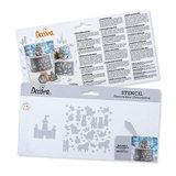 Decora 9270921 sjabloon ridder 10 x 25 cm, plastic