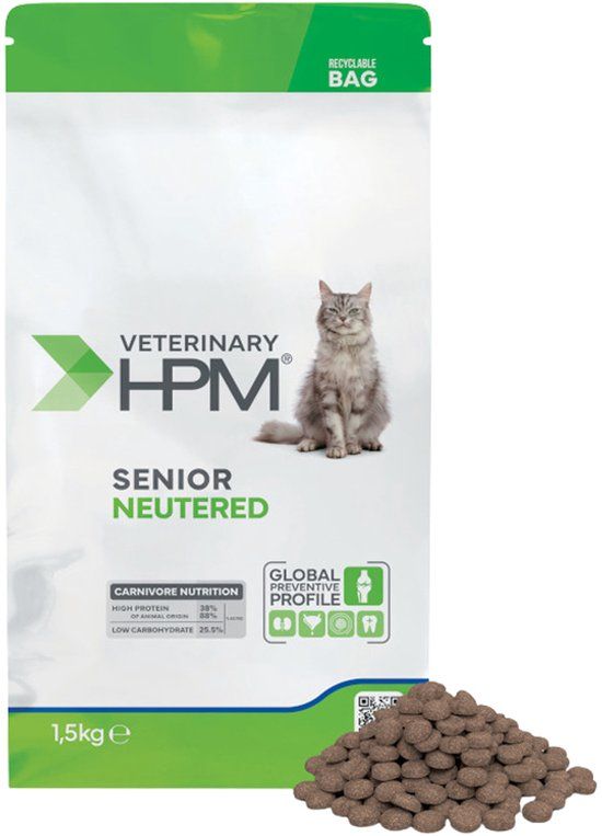Virbac Veterinary HPM Senior Neutered Cat - 3 kg