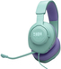 JBL QUANTUM 100M2 Gaming Headset - Over Ear - Cyan