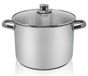 Casserole A28, acier inoxydable, 28 cm, argenté