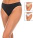 Dim Ecodim pockets katoen Dames Slip - 3-Pack - Zwart/Wit/Grijs - Maat S
