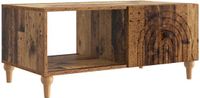 vidaXL Salontafel Oud hout 90 x 50 x 40 cm Bewerkt hout