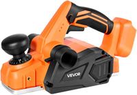 VEVOR Accu Schaafmachine, 82MM Snijbreedte, 15.000 TPM Elektrische Schaafmachine voor Hout met Borstelloze Motor, Instelbare Snijdiepte voor Houtbewerking, Compatibel met VEVOR 18V ​​Accu (Alleen Gereedschap)