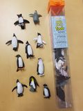 Safari Tube met 10 mini figuren penquins ass - 0095866683405