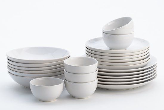 Lite-Body Serviesset Hermes wit, 6 personen, 24 delig