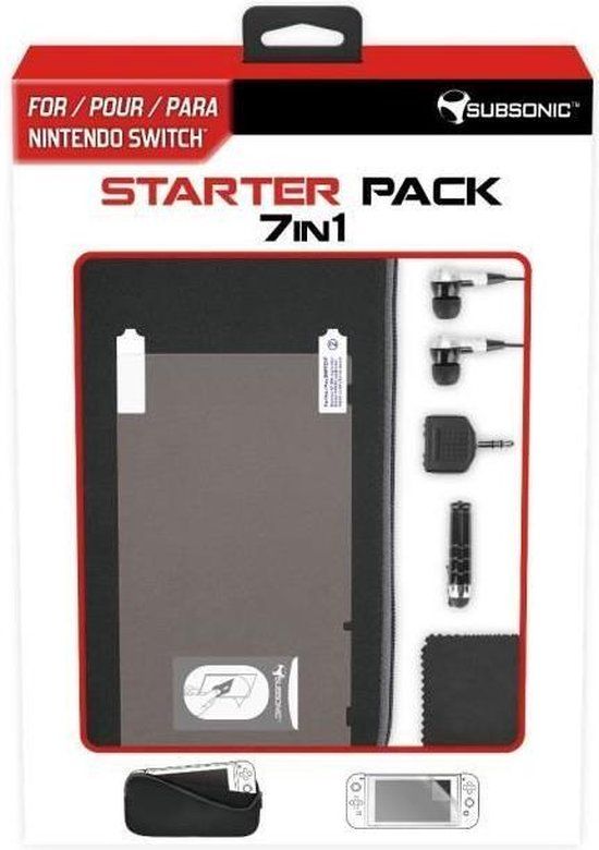 Subsonic 7-in-1 accessoirepakket voor Nintendo Switch-console