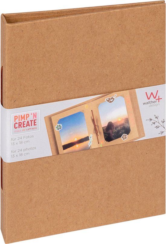 Walther design - Fotoalbum mini 24 foto 13x18 vert kraft