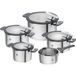 ZWILLING SIMPLIFY Pannenset - 5-delig - RVS - Zwart/Zilver
