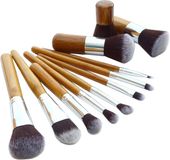 Evvie Make-up Kwasten Set - 11-Delig - Bamboe - Basic Collection