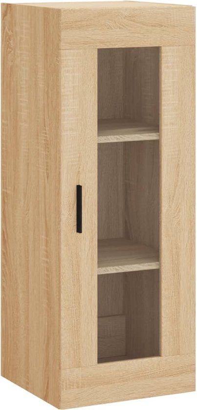 vidaXL Wandkast Sonoma Eiken 34,5x34x90 cm