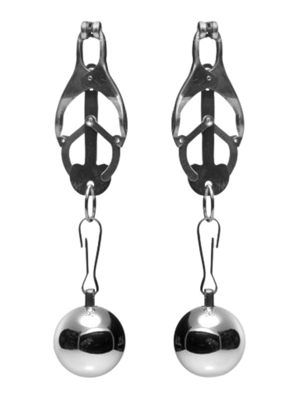 Master Series Deviant Monarch Weighted Nipple Clamps