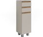 Vicco J-Shape Halfhoge kast – 30 x 95 cm met 2 laden Kasjmier/Artisan