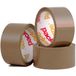 Packatape Pakkettape bruin 66 m lang en 48 mm breed 3 rollen
