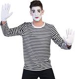 Merkloos / Sans marque Espa Nv Mime shirt lange mouwen voor heren - Carnaval verkleedkleding L