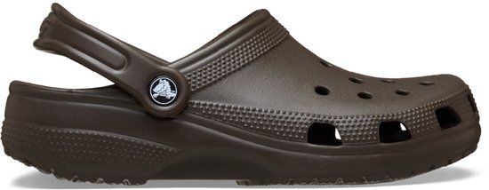 Crocs Classic Clog Badslippers Unisex - Bruin, Maat 46-47