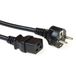 ACT AK5412 electriciteitssnoer Zwart 2 m CEE7/7 C19 stekker