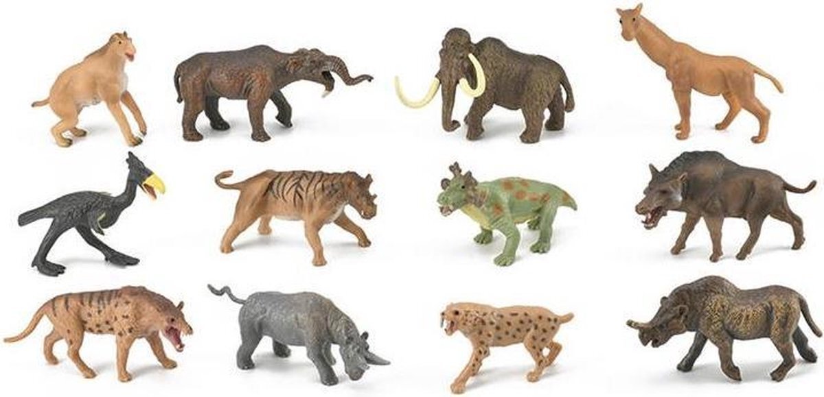 Collecta Speelset Prehistorische Zoogdieren 12 Stuks