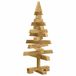 vidaXL Kerstbomen met standaard bruin 60 cm massief grenenhout