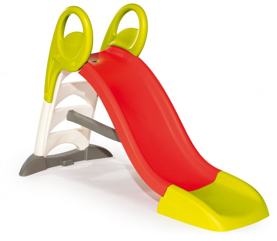 Smoby KS Slide - Playground Slide for Kids Aged 2-8 - Red/Yellow - Plastic - Outdoor Use