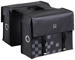 WILLEX dubbele bisonyl fietstas 46L matzwart - 5425023132999