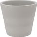 DK design Bloempot/plantenpot - Vinci - lichtgrijs mat - D19 x H21 cm