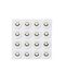 HEMA Rondelles En Feutre Autocollantes Ø 22 Mm Visages - 16 Pièces