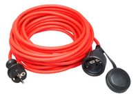Kopp 147410045 geaarde contactverlenging rubber, 10 m, rood