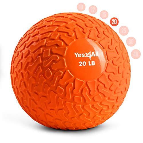 Yes4All LG75 Unisex slam bal, Oranje Beest, 9kg