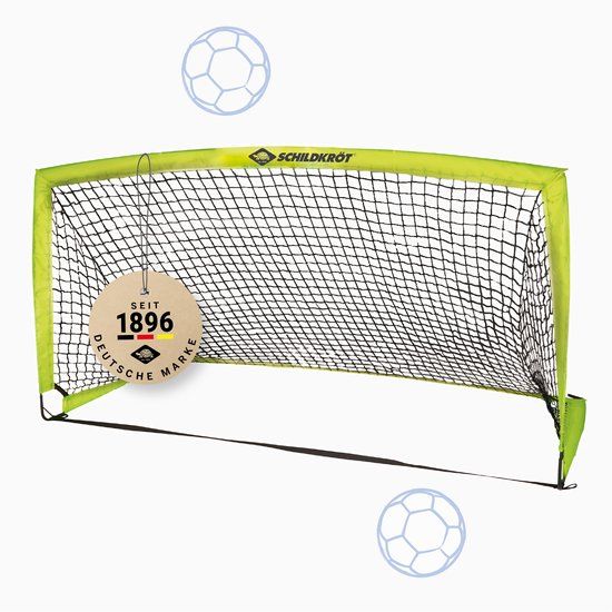 Schildkröt Voetbaldoel Geel Zwart