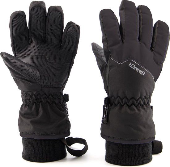 SINNER Phoenix Junior Gloves - Black - Unisex - Size 11-12 years