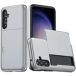 Selected by GSMpunt.nl Samsung Galaxy S25 Hoesje met Slider Kaarthouder Back Cover Grijs
