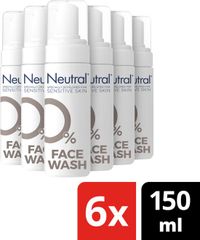 Neutral 0% Lotion Face Wash - 6 x 150ml - Sensitive Skin