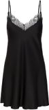 LingaDore Chemise Zwart Mouwloos Effen Polyester M