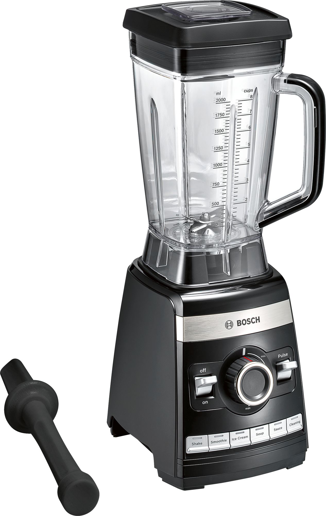 Bosch MMBH6P6BDE Blender - 2L, 1600W, Black