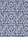 Bedlaken, Essix - Reflets - Laken in katoen perkal met print, Tweepersoons, Blauw