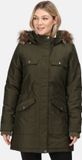 Regatta Samiyah Parka jas - jas - dames - waterdicht - ademend - Donkergroen